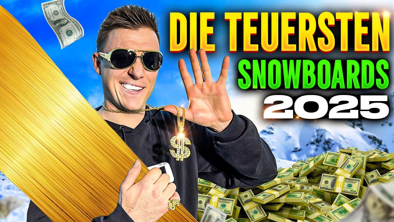 Die teuersten Snowboards 2025 🤑 Lohnt sich der hohe Preis? F&uuml;r wen sind sie gemacht?