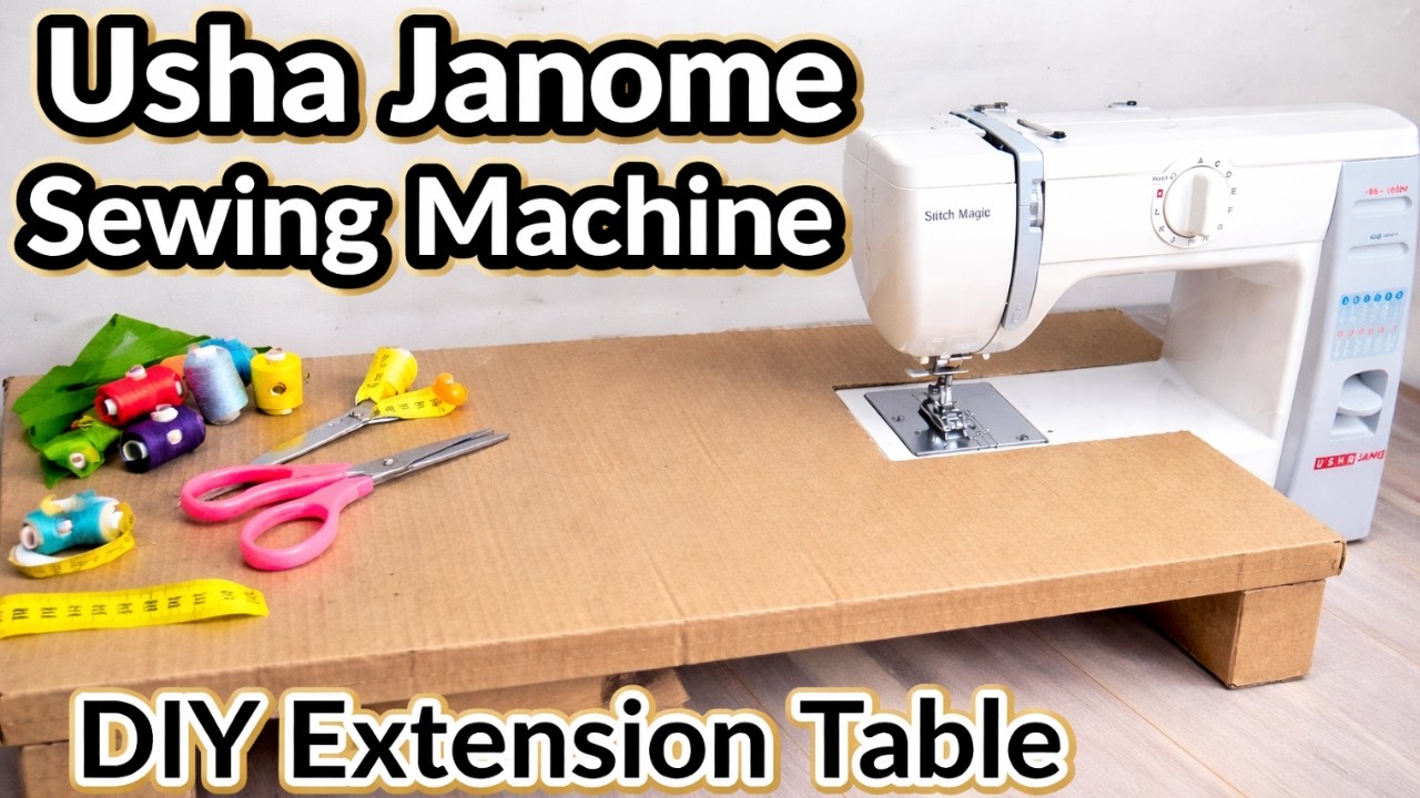 How to make Extension table for Sewing Machine | Usha Machine | DIY money saving extension table
