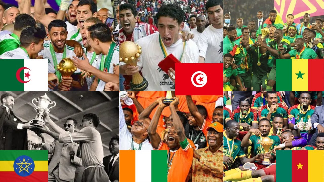 🏆 Voici les vainqueurs de la CAN depuis 1957 ! #CAN #CAN2025