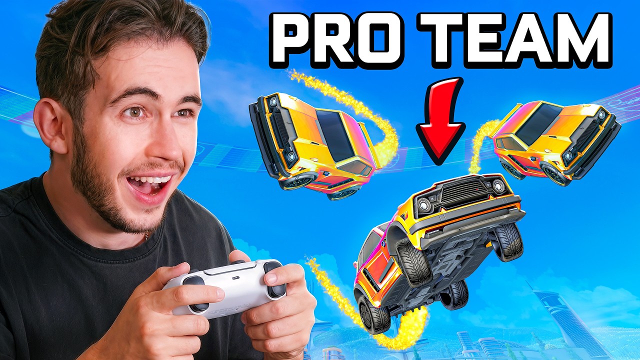 Я прошёл просмотр в профессиональной команде по Rocket League.