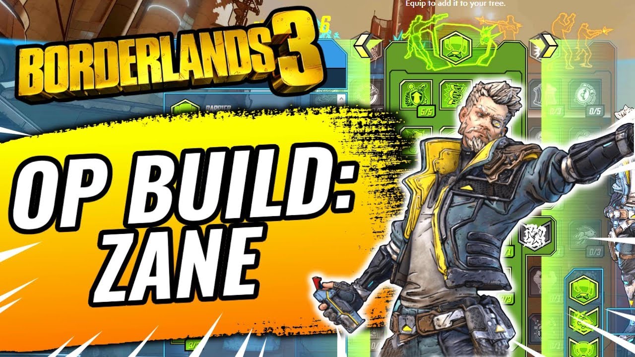 Borderlands 3 ZANE Build! BEST Zane Build/Skill Tree Class (Easy!)