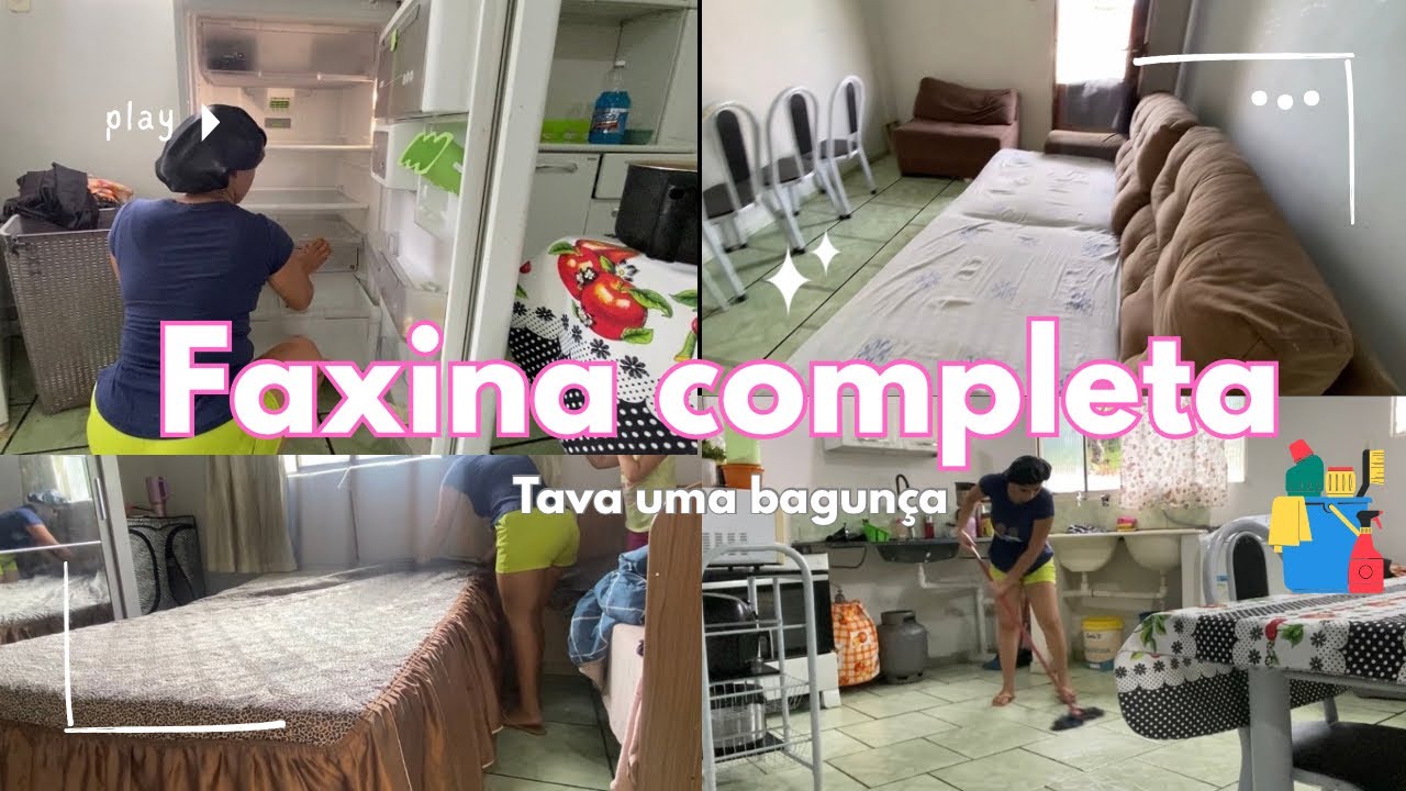 FAXINA COMPLETA - TAVA UMA BAGUNÇA 🧼🧹