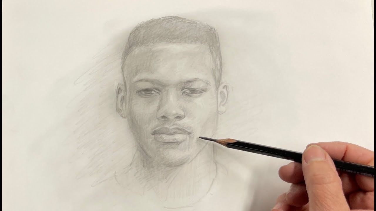 Playing Around With Yupo Paper - Portrait Drawing