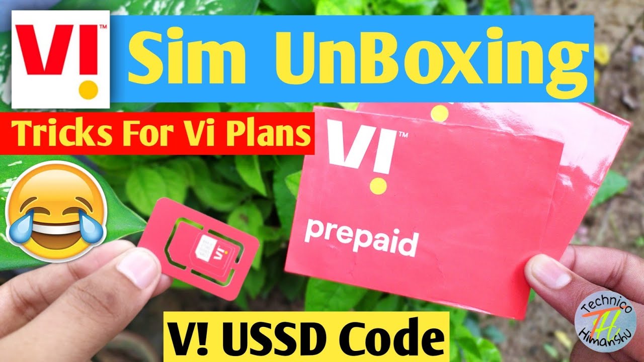 Vi Sim Card Unboxing And First Look | Vi Plans | Vi USSD Code | Full Details | Hindi