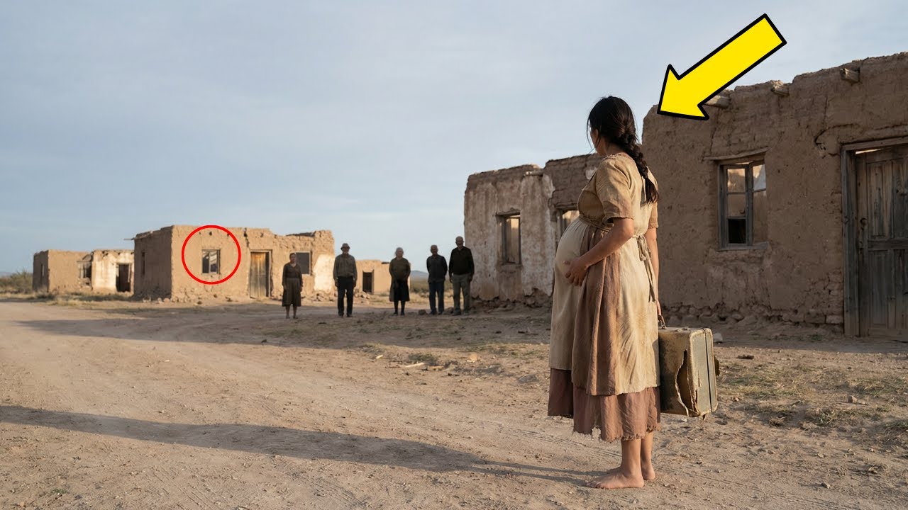 Una joven embarazada entró en un pueblo fantasma... y todos sabían su nombre al llega