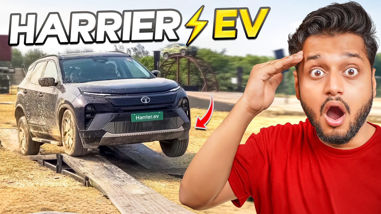 Tata Harrier EV vs Off Road Challenge : First 4x4 EV