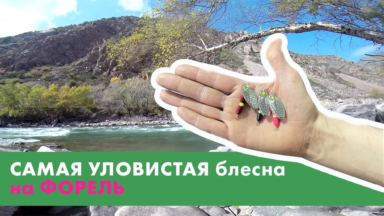 Форель на спиннинг ! Супер уловистая блесна на форель !