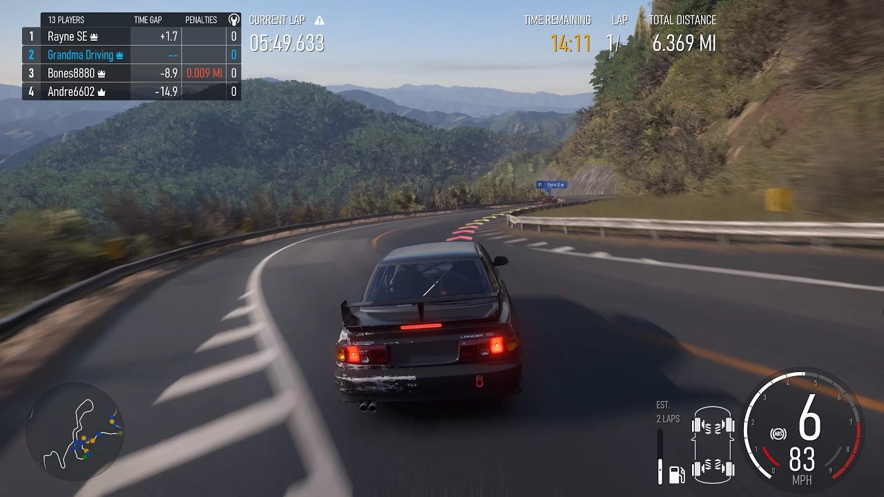 Mitsubishi Lancer Evo 3 Chasing Down First Place in Fujimi Kaido! (Forza Motorsport)