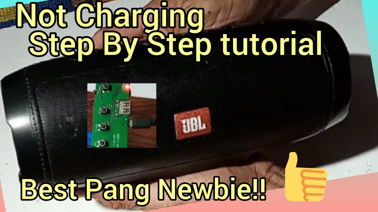 Bluetooth Speaker  (JBL) Not Charging  REPAIR Step by Step  tutorial