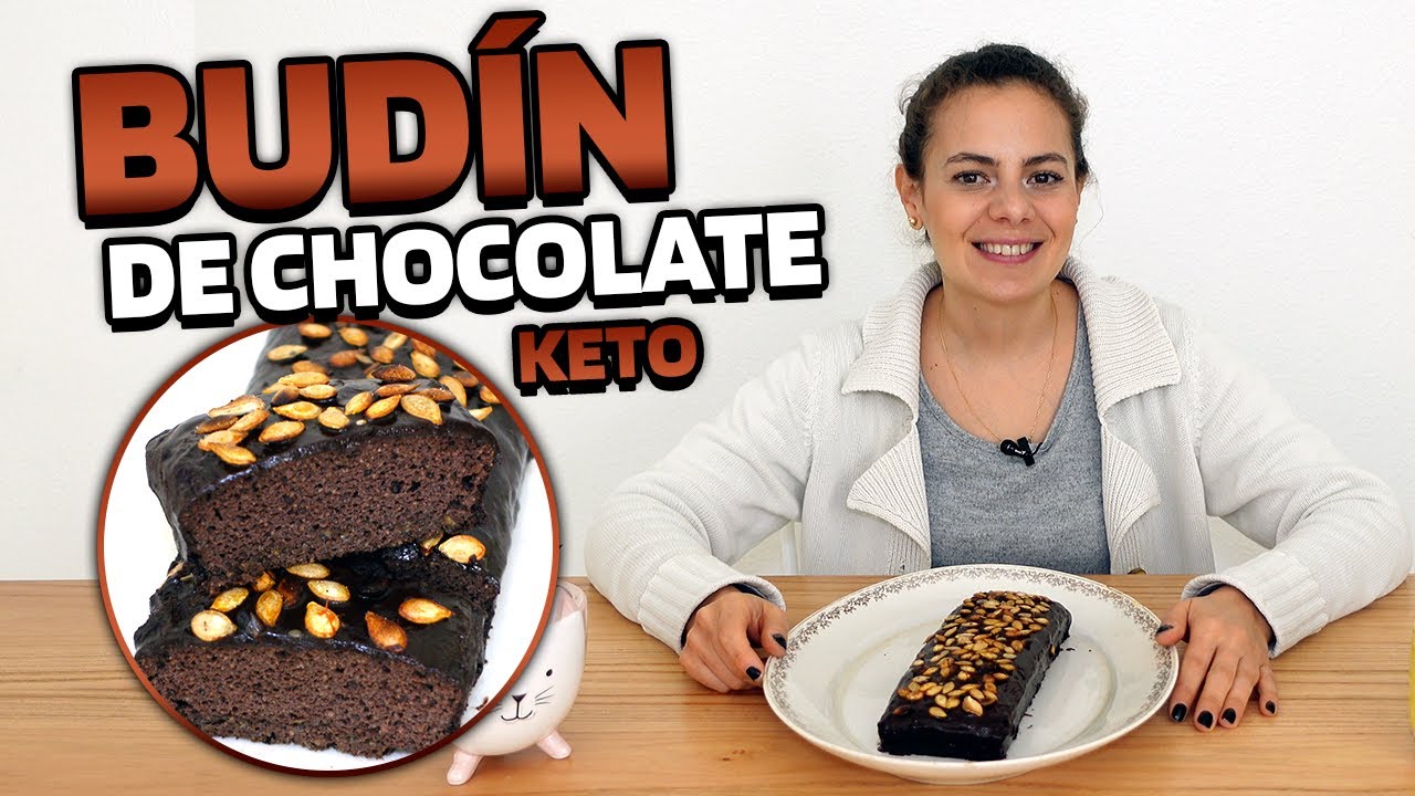 Budín Keto de Chocolate - Super fácil, húmedo y esponjoso - Sin gluten y sin azúcar