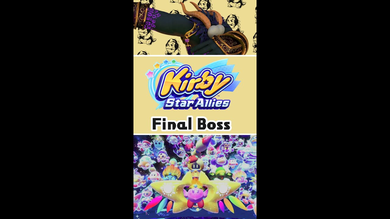 Crazy Final Boss of Kirby Star Allies - Void Termina