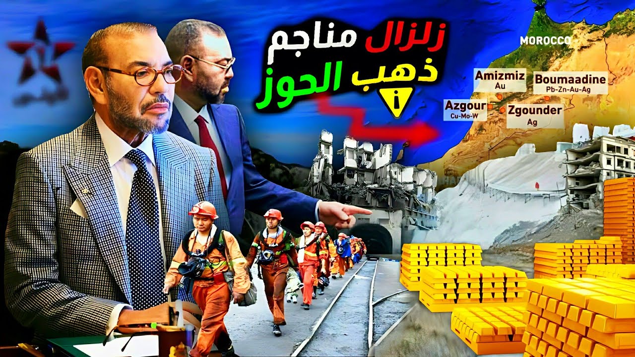 الممنوع : زلزال مناجم الذهب والفضة بالحوز مذا حصل...... ( زلزال الحوز )
