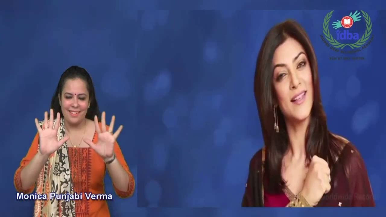 Sign Song in Indian Sign Language - Save the girl child