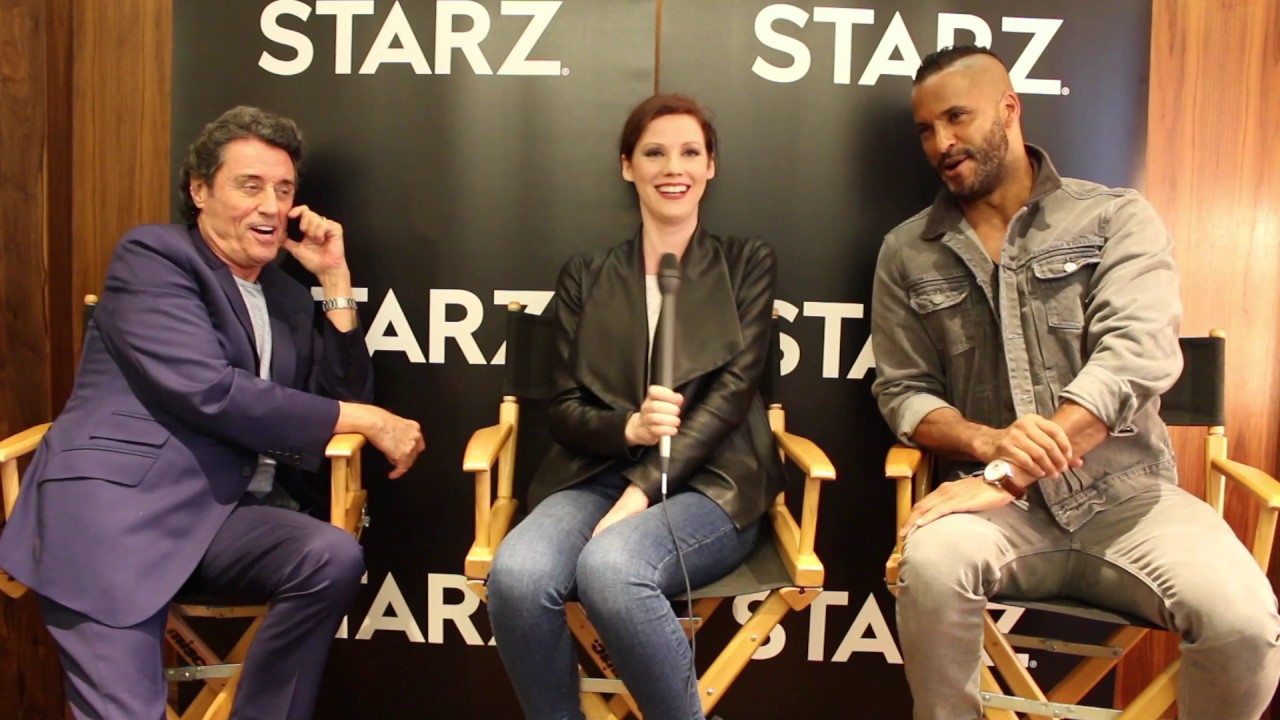American Gods' Ian McShane and Ricky Whittle Talk Soccer, Their Show, & Mythology