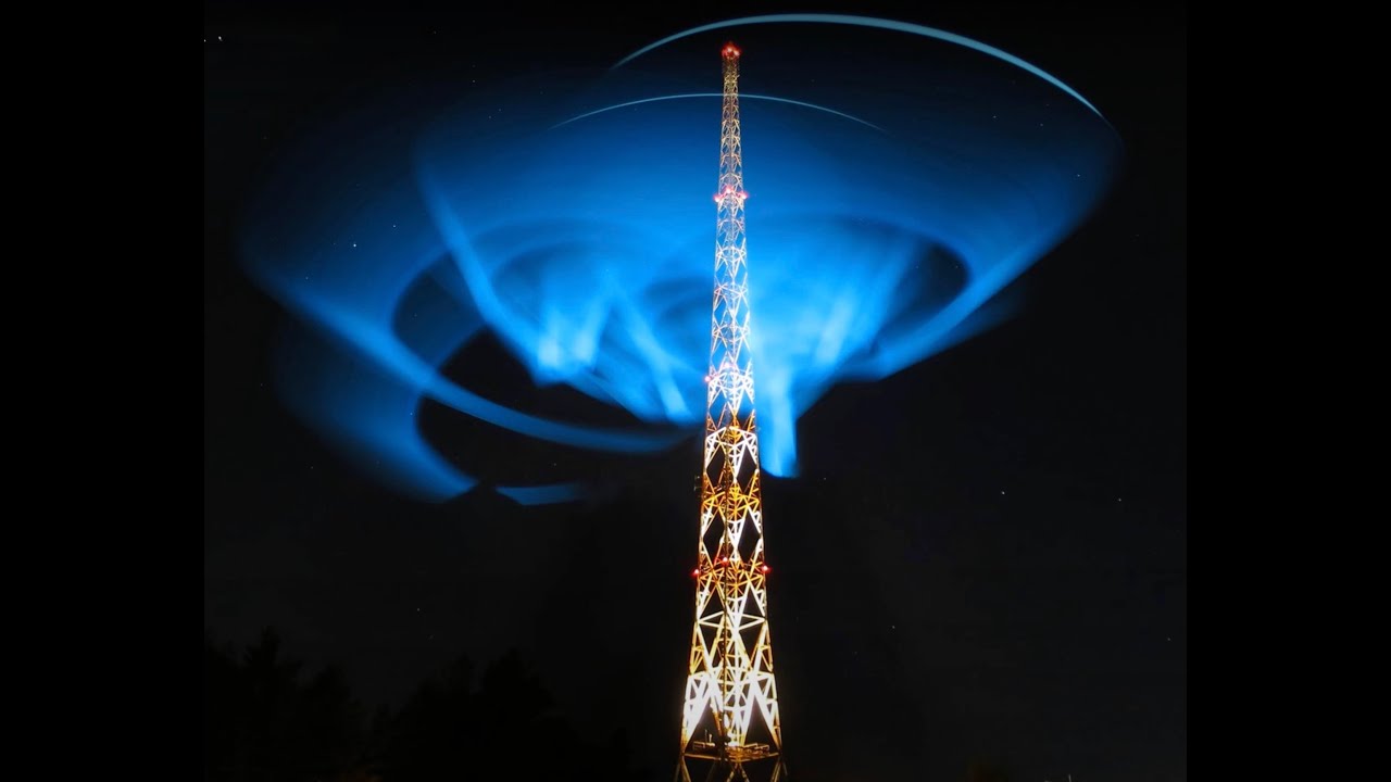 Light painting in Lahti by Seppo Pessa