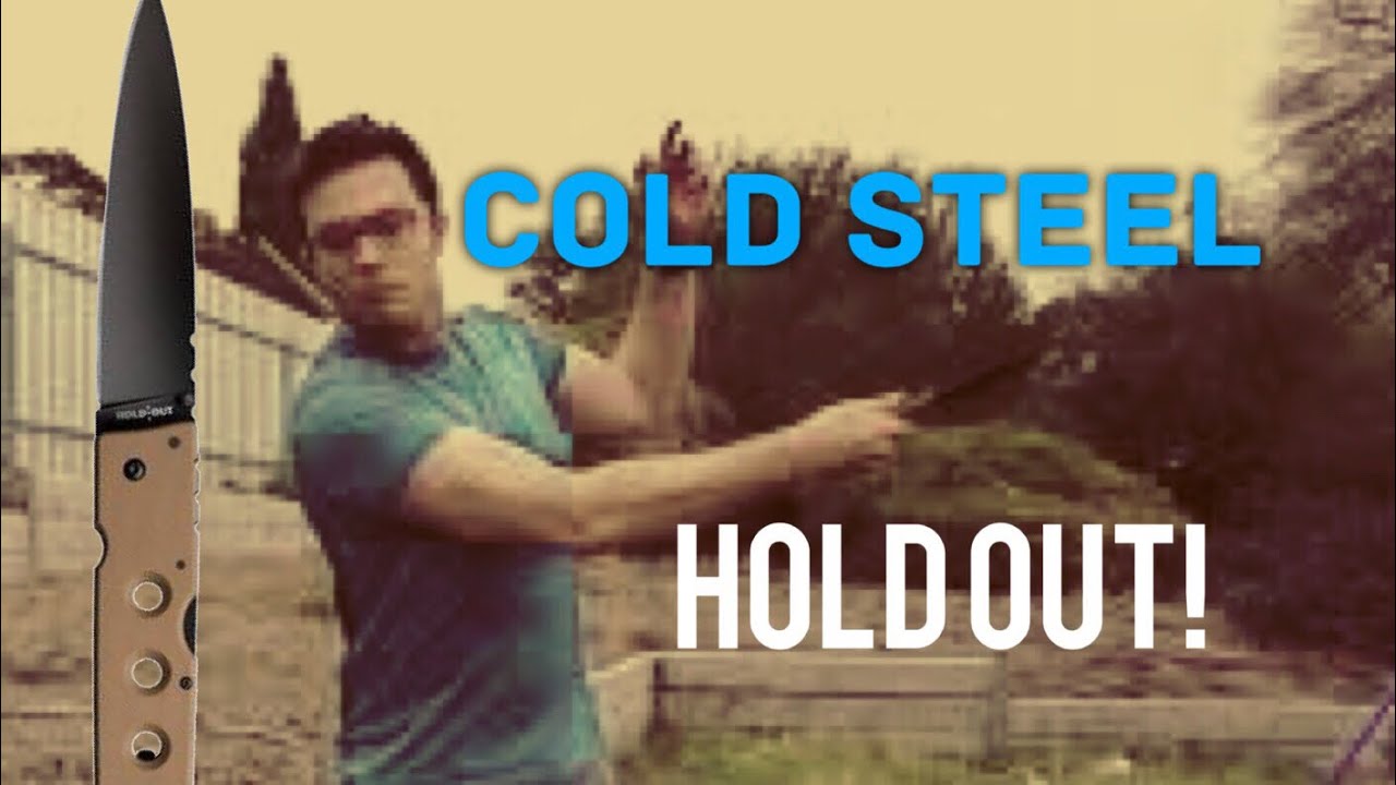 A look at the huuuuge Cold Steel Hold Out