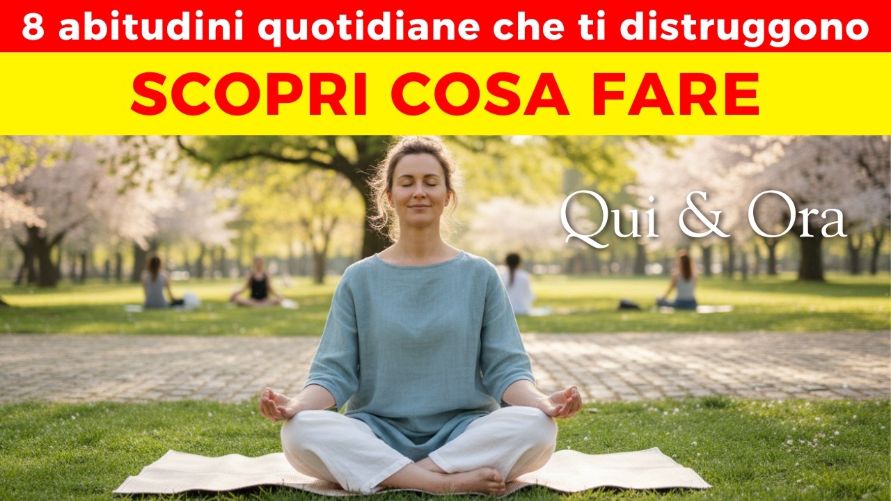 8 Abitudini Quotidiane Che Distruggono il Tuo Equilibrio e la Tua Serenità