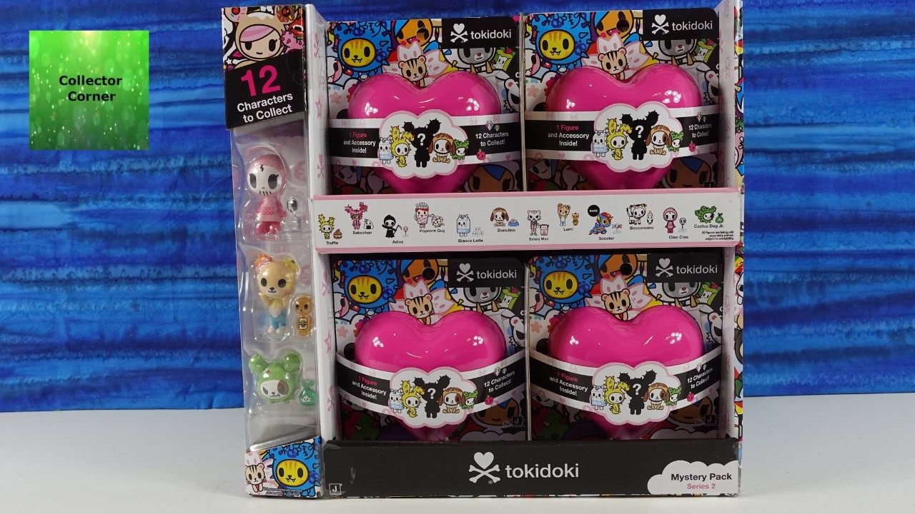 Распаковка фигурки Tokidoki Mystery Pack Series 2 в закрытой коробке.