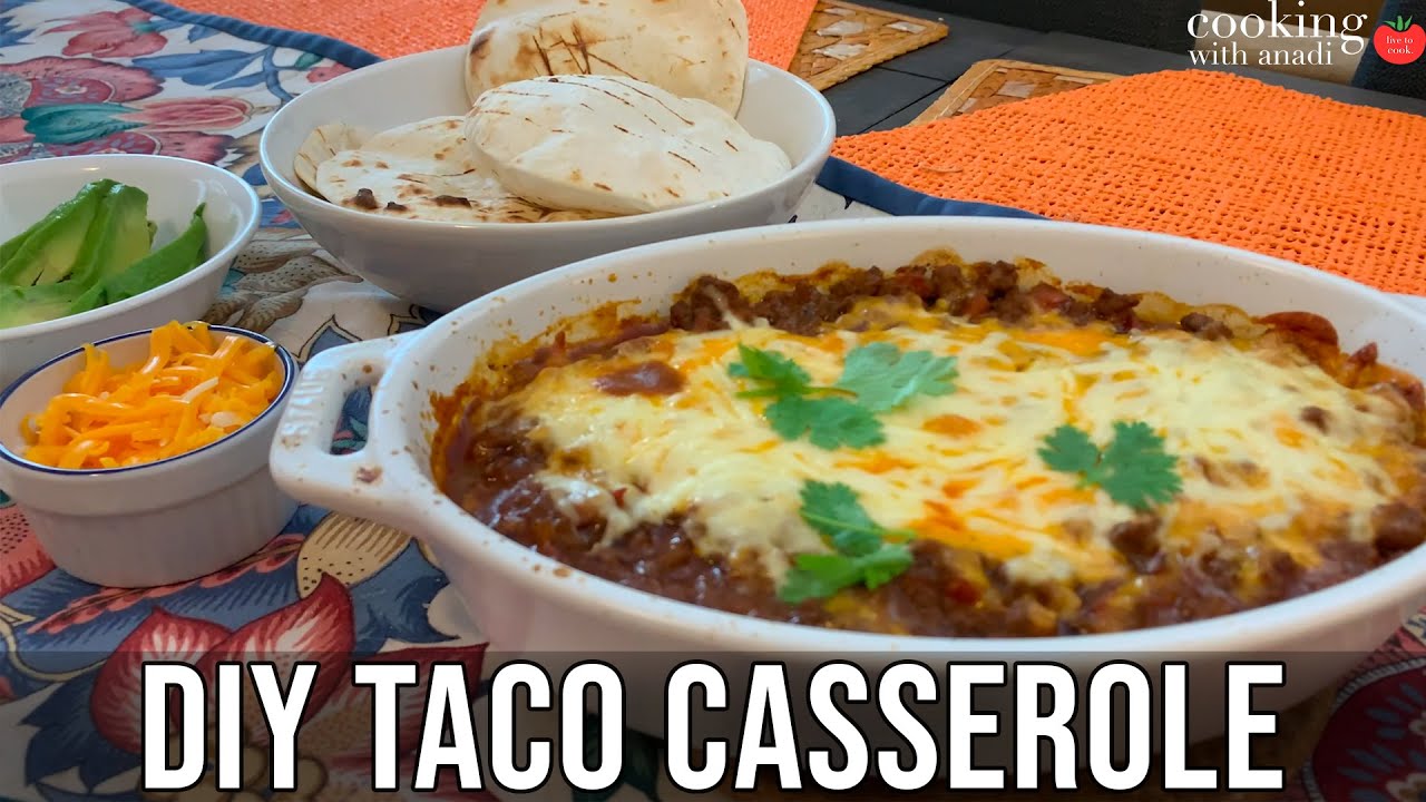 Easy Cheesy Ground Beef Taco Casserole: A Simple 30-Minute Taco Bake Recipe