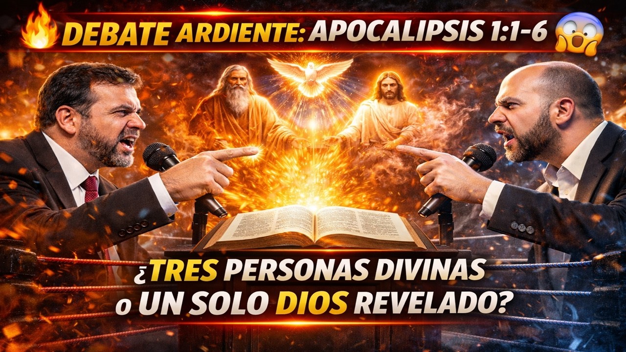 🔥 DEBATE ARDIENTE: APOCALIPSIS 1:1-6  😱 ¿Tres Personas Divinas o Un Solo Dios Revelado?