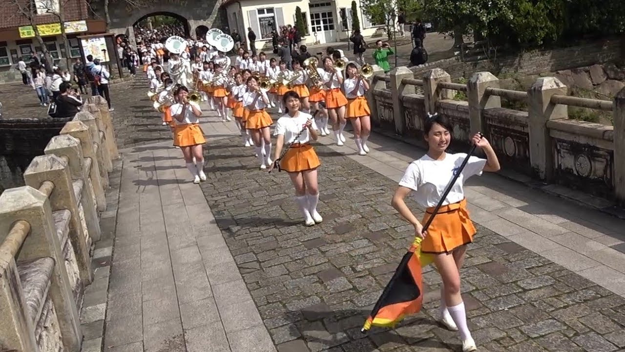 京都橘高校　2018ブルーメの丘　パレードVer　Kyoto Tachibana S.H.S Band