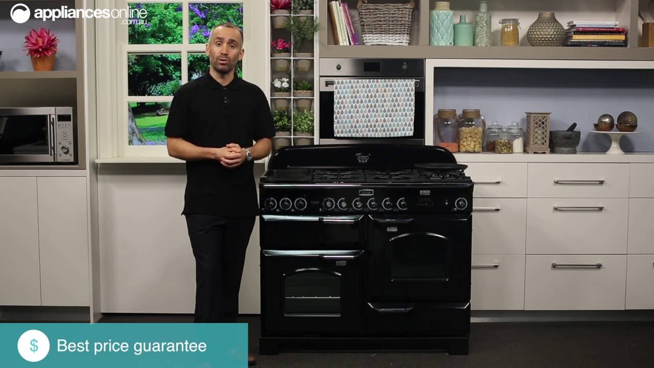 Falcon CDL110DFBL-CH Freestanding Dual Fuel Oven Stove Overview - Appliances Online