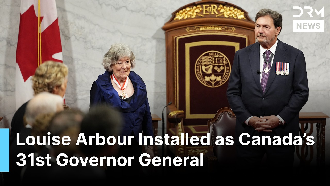 WATCH: Canada Swears In Louise Arbour as New Governor General at Parliament Ceremony | AC1G