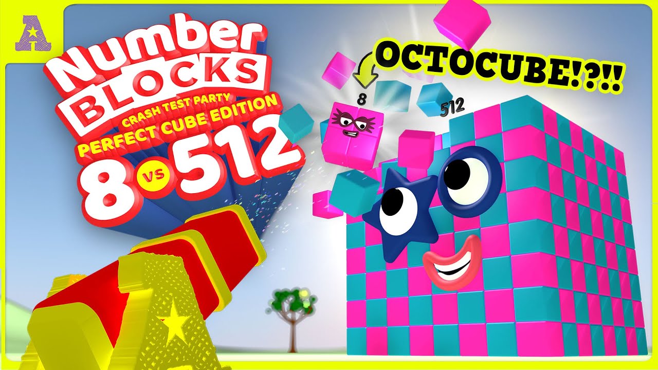 Цифровые блоки Superhero OCTOCUBE vs Big Perfect NumberBlock 512 Cube!?!