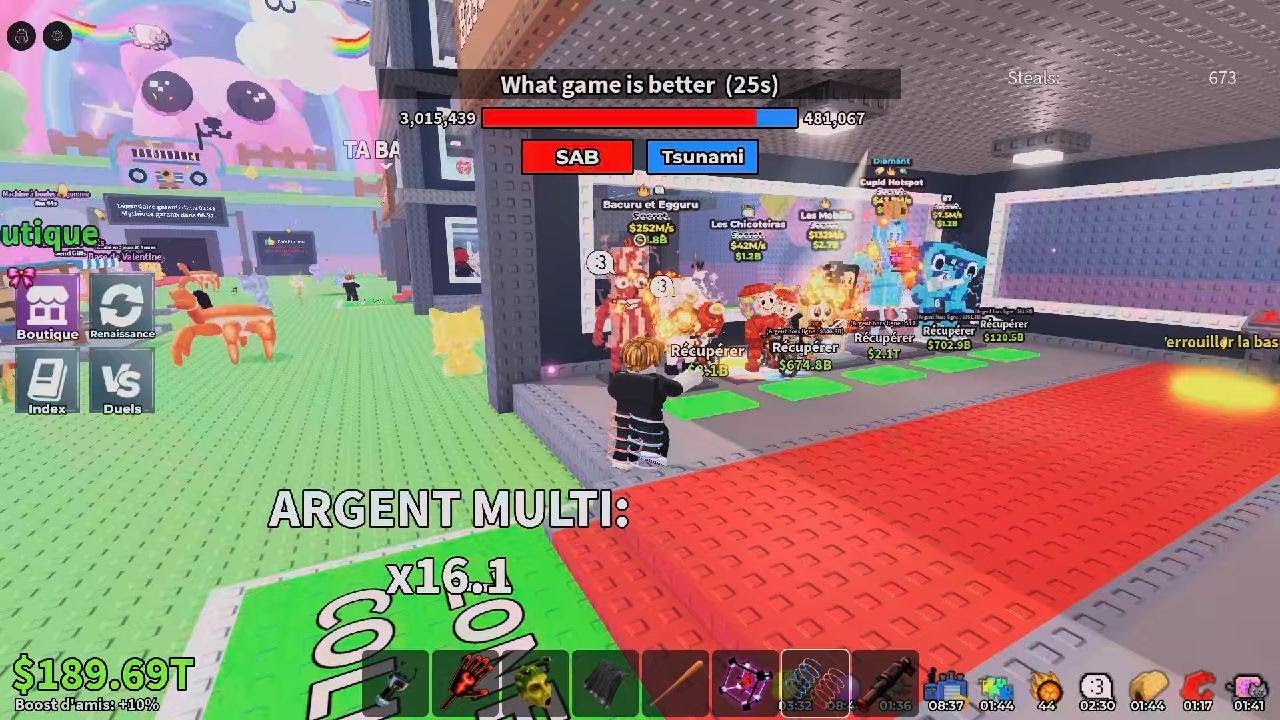 Roblox ADMIN ABUSE STEAL A BRAINROT PARTI1 😊😊😱🔥