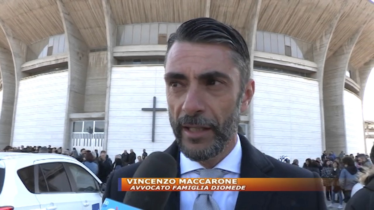 Vittime di una morte assurda, i funerali dei Diomede a Spinetoli