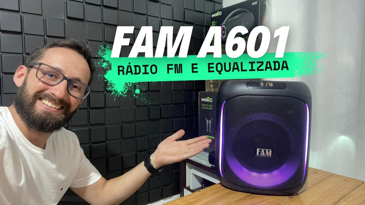 🌟 FAM A601 Caixa de Som Com R&aacute;dio FM Caixa de Som Boa e Barata?