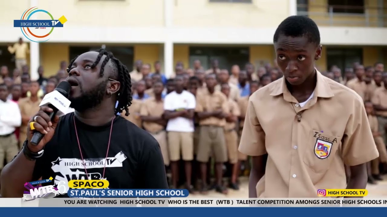 ST PAULS SHS student drew with a pen on WTB Season 6 - High School TV.
