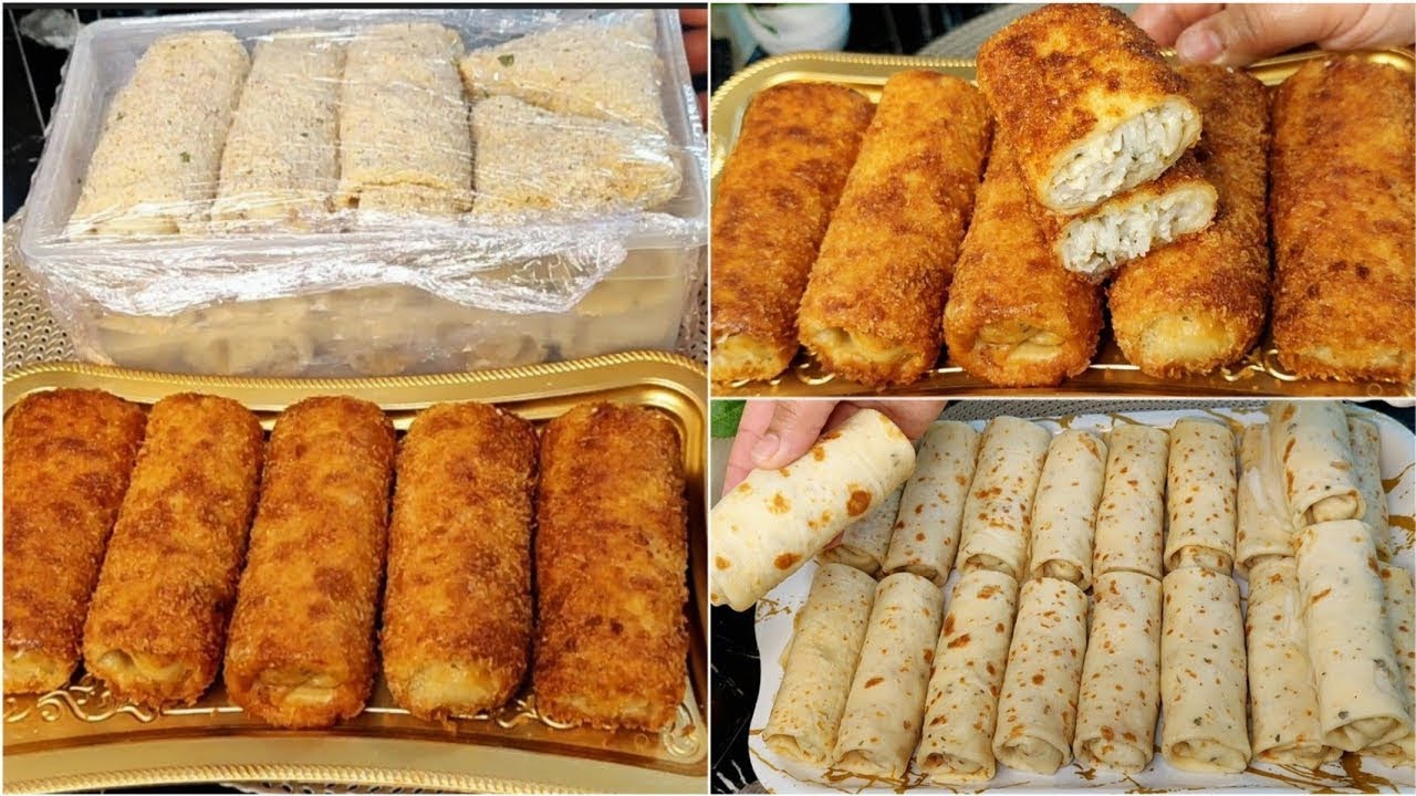 كريب مالح لرمضان🌙أسهل وألذ وأروع طريقة تحضير كريب مالح بحشوة مغايرة اقتصادية بكمية وفيرة😋