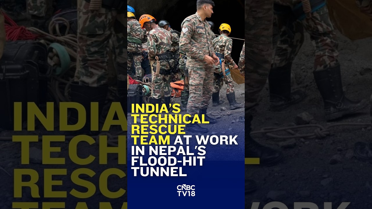 India's Technical Rescue Team Work's With Nepal's Army On Flood-Hit Chilime and Langtang Sites |N18G