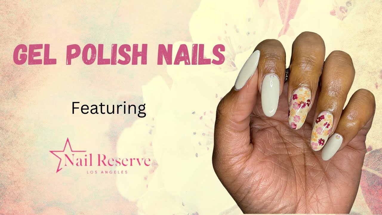Gel Polish Nails using Nail Reserve Gel Polish|Nail Transfer Foil