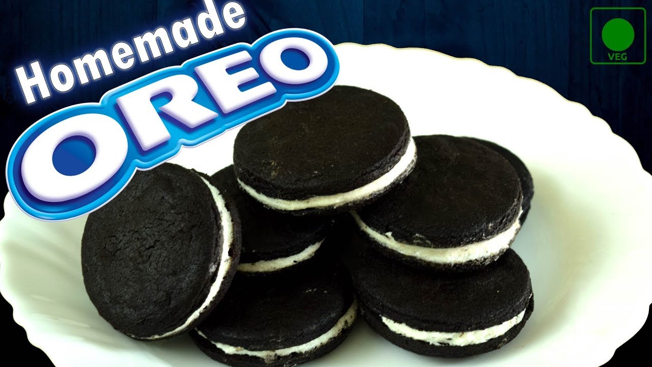 Homemade OREO Cookie | DIY Eggless Oreo Biscuits from scratch| How to make Easy Oreo Cookies at home