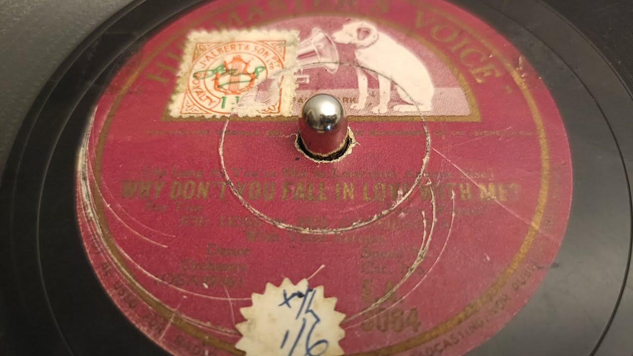 'Why Don't You Fall In Love With Me', Joe Loss and His Orchestra with Vocal Refrain
