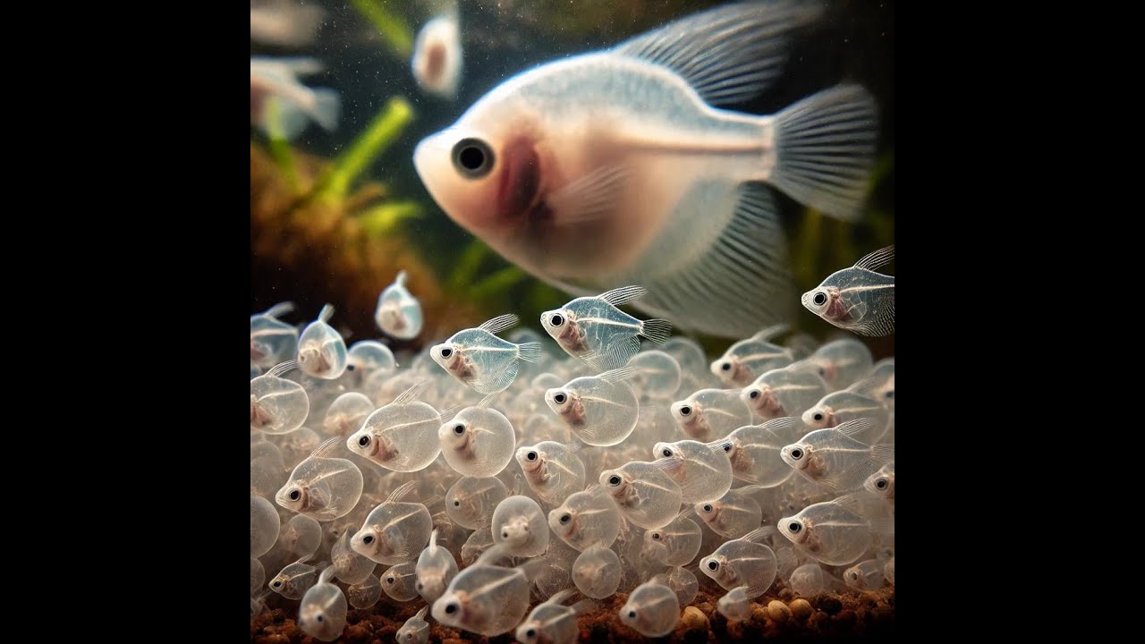 Feeding Angel Fish Babies: Parental Protection in Action