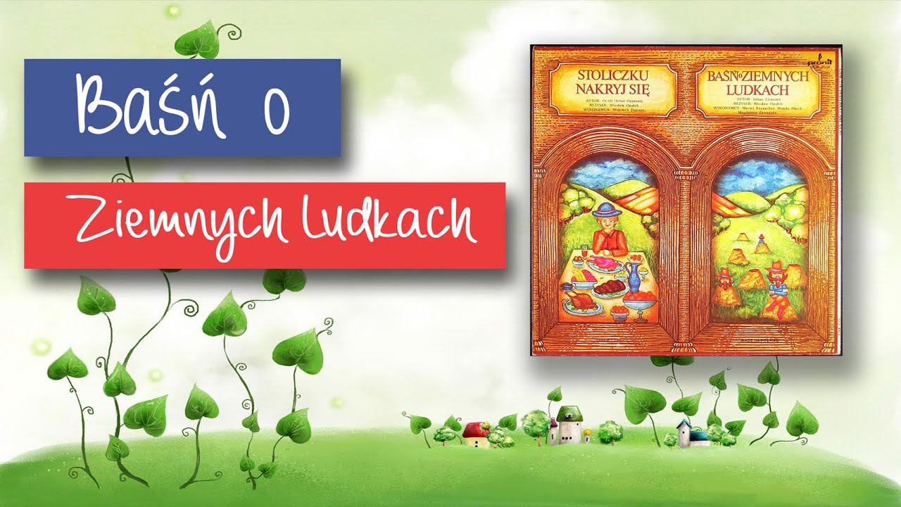 Baśń o Ziemnych Ludkach - stara bajka, baśń dla dzieci z winyla - 1984
