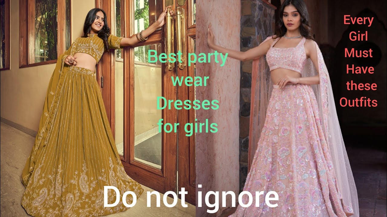 Latest/trending party wear lhenga for all occasions/weddings #style #fashion #trending #trends