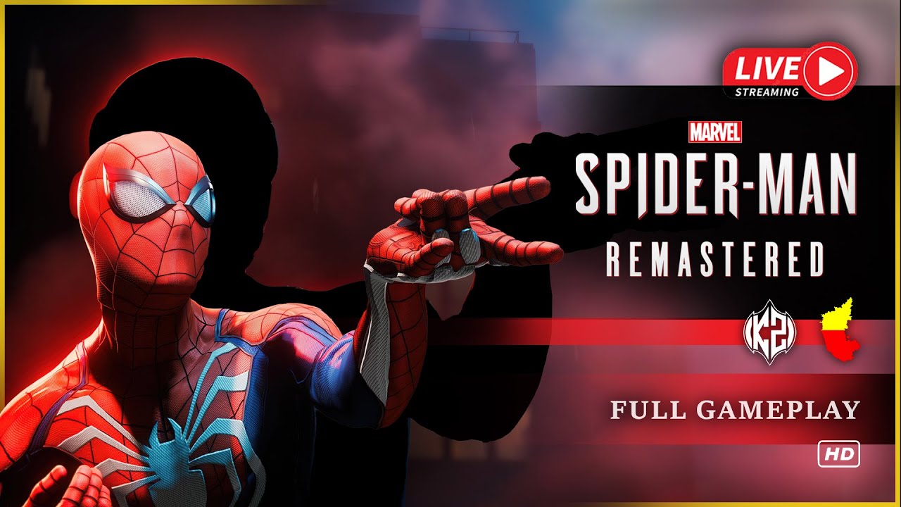 SPIDER-MAN - Remastered |  PART 5 |🔴Live Vertical Gameplay| #spiderman #spidermangame #pcgaming