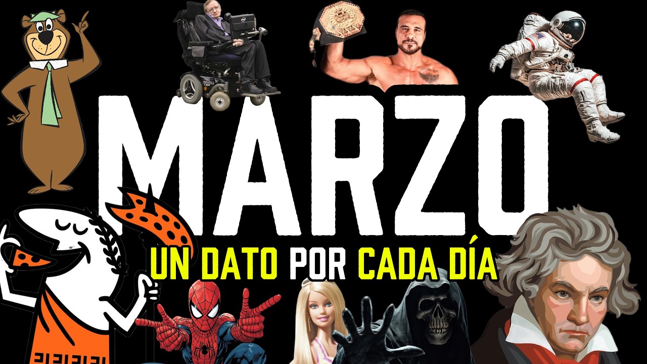 Un DATO por CADA DÍA de MARZO
