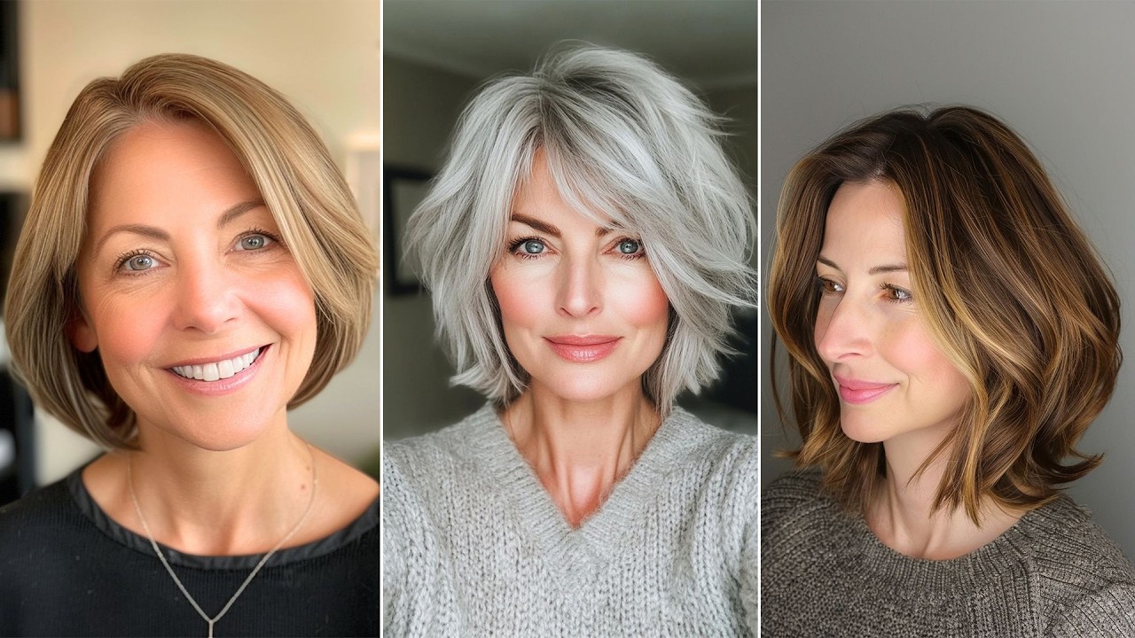 The Best 2026 Pixie Cuts For Women Over 50,60 ✂️ Layered Bob Cut Trends For Women Over 50 ✂️