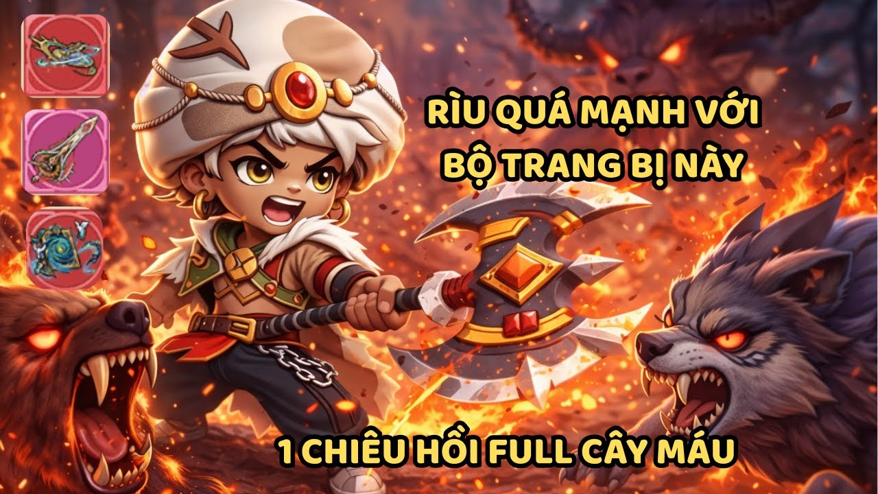 Nấm Lùn Tiến Lên | Rìu Lột Xác Trở Lên Mạnh Mẽ Với Bộ Trang Bị Này