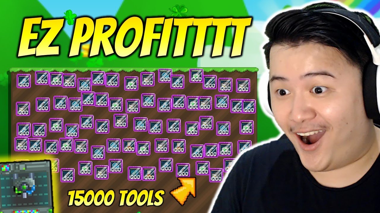 PROFIT Nanoforge 15000 Tools Tanpa Break & EZ Sold!! - Growtopia Profit 2022 | GRZYZ GT