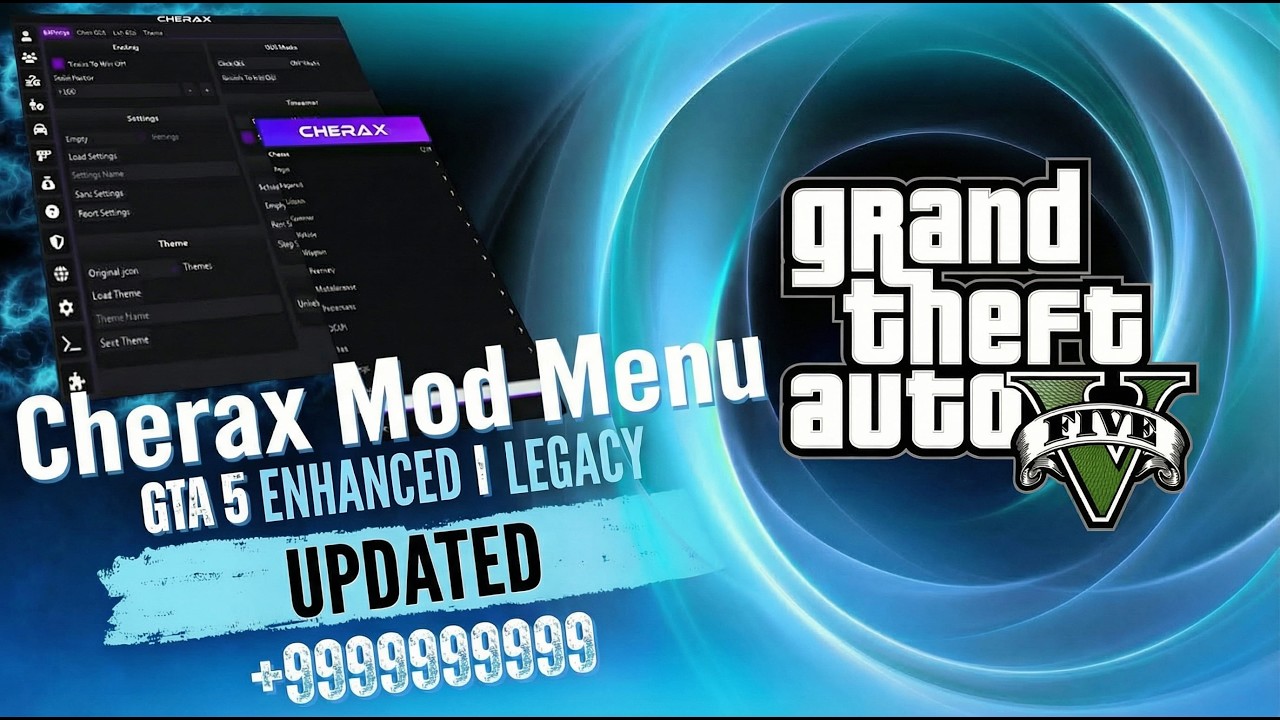 Cherax Menu GTA 5 Free Tutorial | GTA 5 Mod Menu | Cherax Mod Menu GTA 5 Enhanced & Legacy