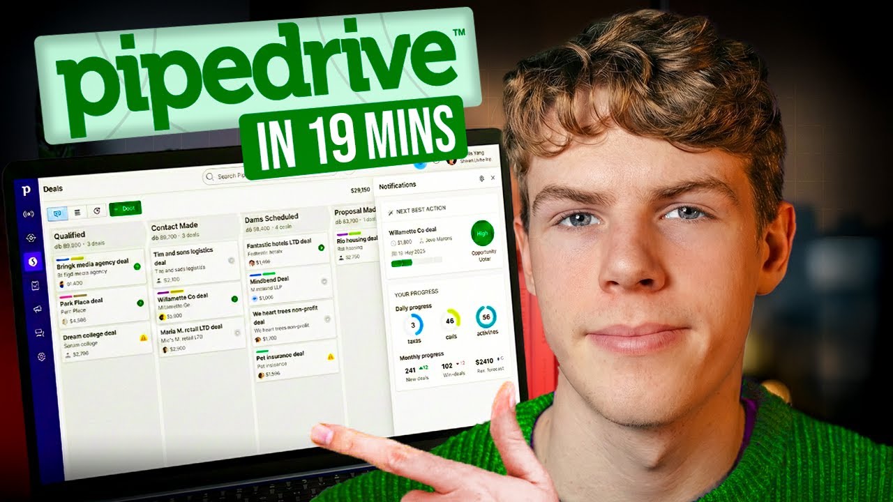 Learn Pipedrive in 19 Minutes: Full Beginner's Tutorial