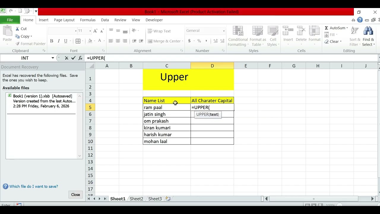 Newtons Computer Classes | excel  basic to advance lec-10