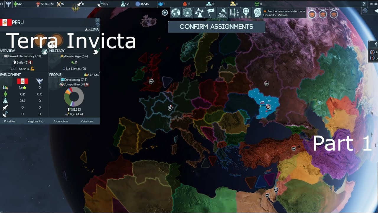 Let's Learn Terra Invicta: Part 1- Lots to do, lots to learn