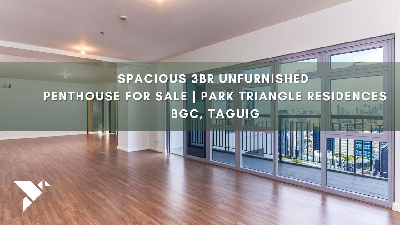 Massive Penthouse FOR SALE in Park Triangle Residences, BGC &ndash; 3 Bedrooms with Stunning City Views!